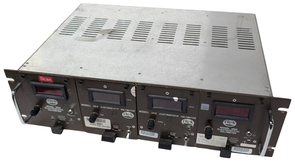 Trek Model 368A Electrostatic Voltmeter 115VAC 4-Unit Case