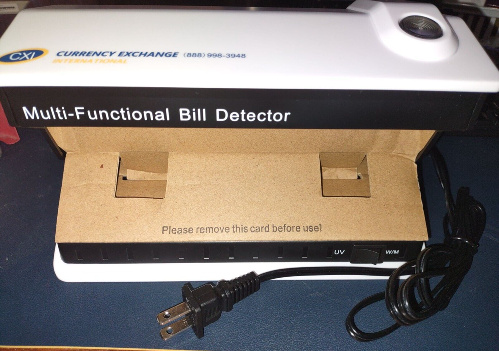 Portable Multi-functional Bill Detector