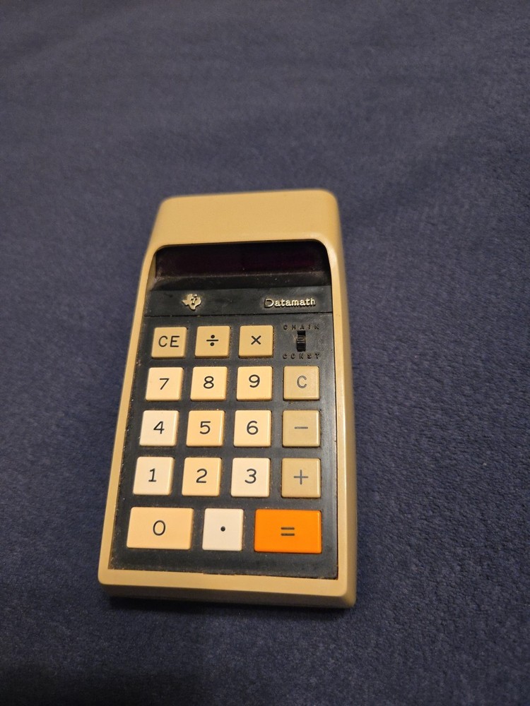 Texas Instruments TI-2500 Datamath 1st Version Calculator *as Seen