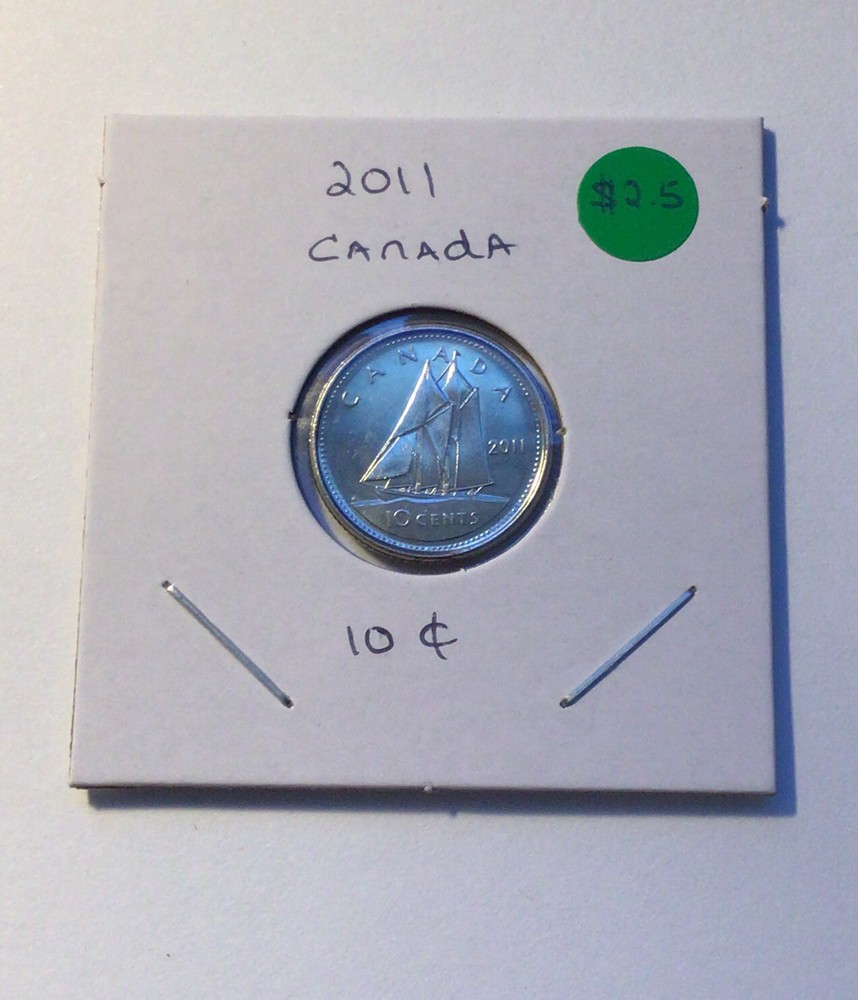 2011 Canada 10 Cent Coin B14