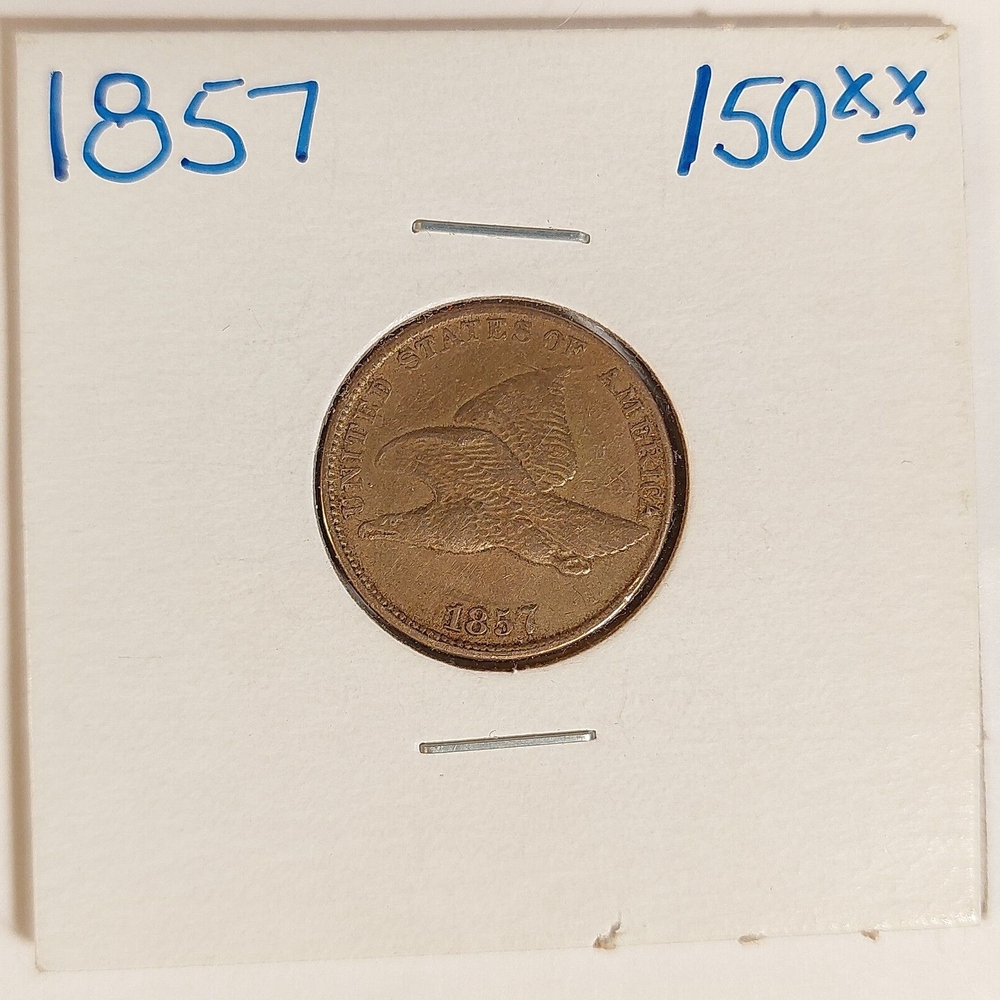 1857 FLYING EAGLE CENT VF NICE COIN 0705-7