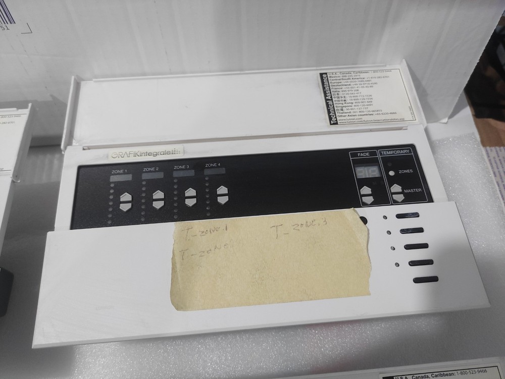 LUTRON GRAFIKintegrale 4 ZONE LIGHTING SCENE CONTROLLER 230V AC