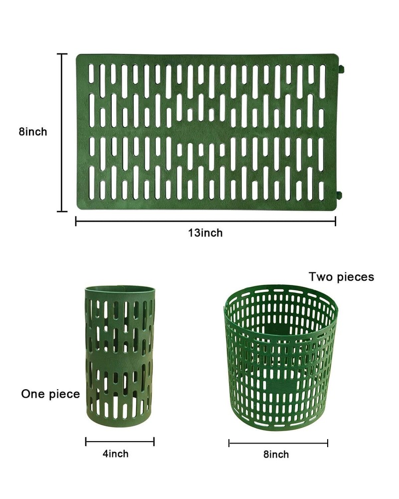 8 PCS Small Tree Trunk Bark Protector Guard Breathable Wildlife Protection