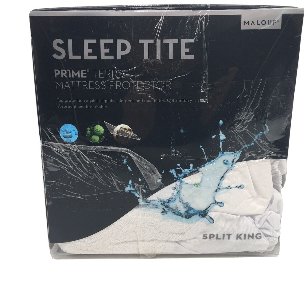 Sleep Tite Prime Terry Mattress Protector - Split King