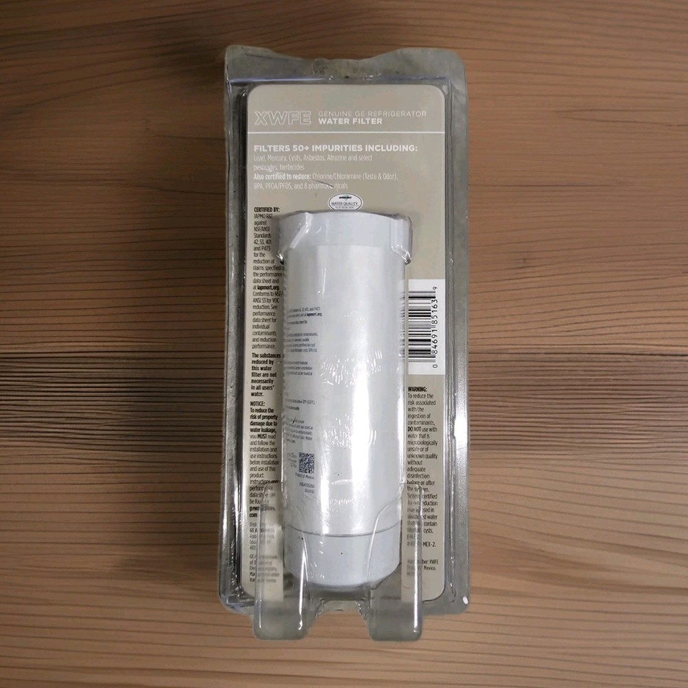 GE XWFE Genuine Refrigerator Water Filter WITH CHIP 100% Authentic Dmgd Packagin