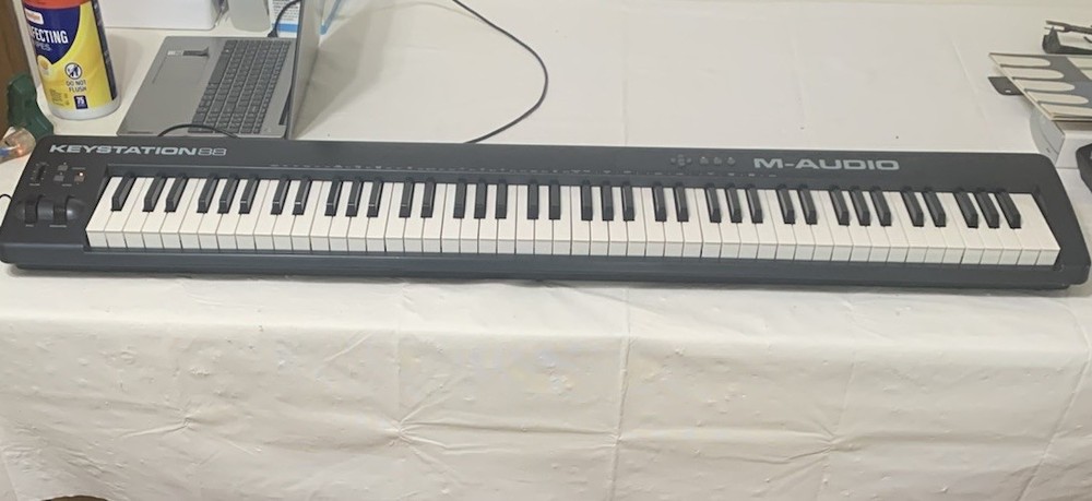 M-Audio Keystation 88 USB MIDI Controller With USB Cable Tested