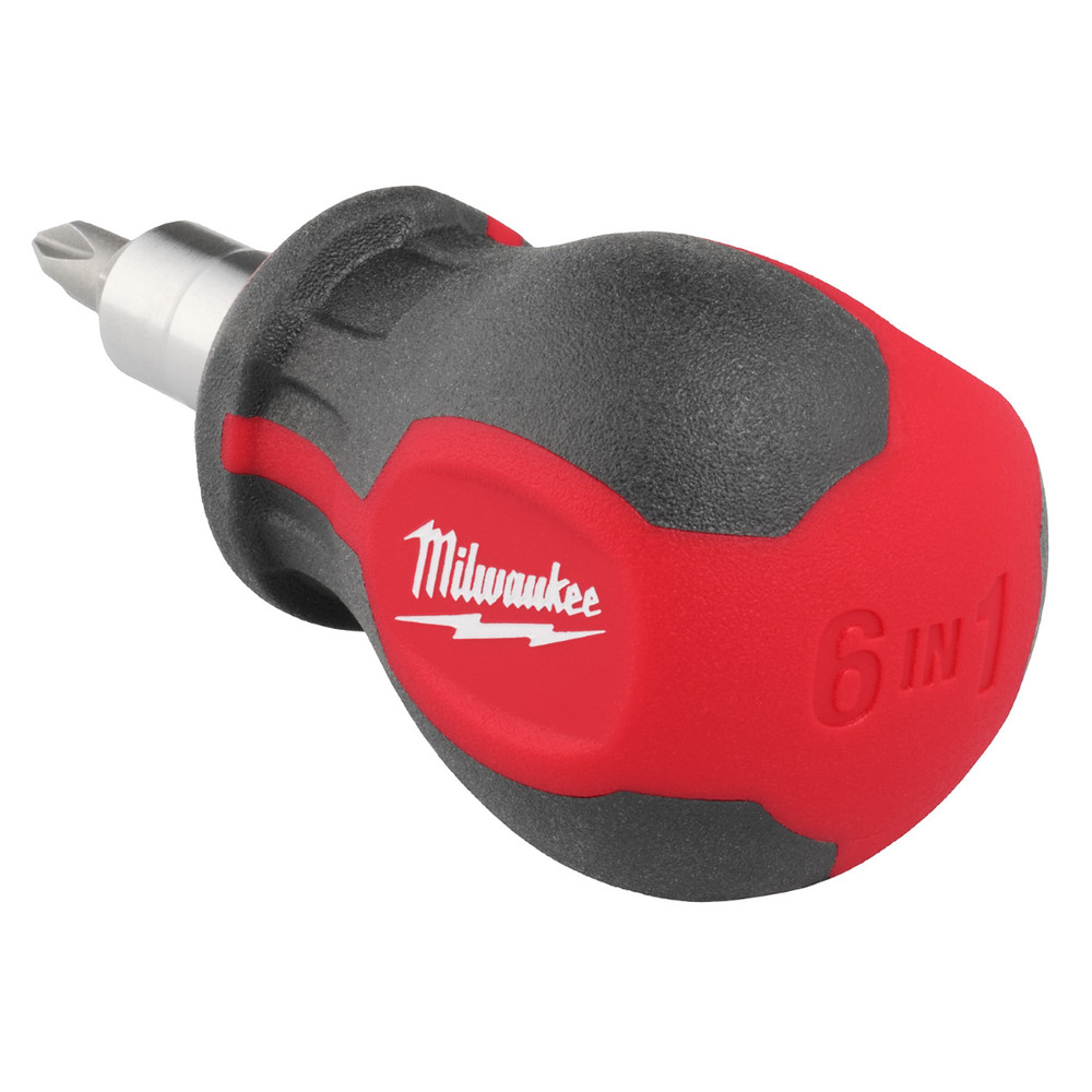 Milwaukee Tool 6-IN-1 Stubby Multi-Bit Screwdriver