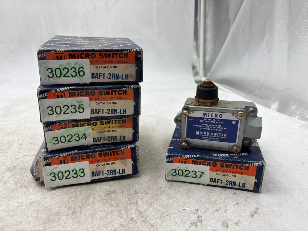 Honeywell BAF1-2RN-LH Micro Limit Switch (1 box per order)