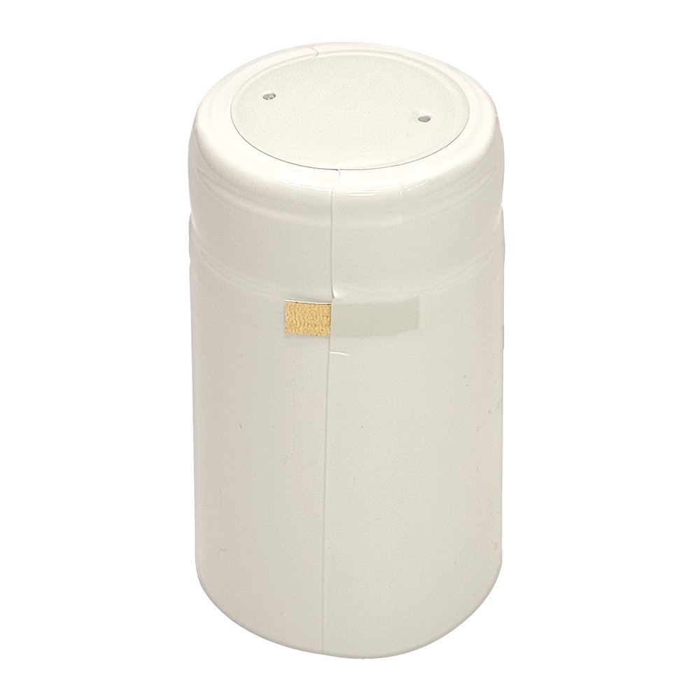 White PVC Shrink Capsules-500 Count