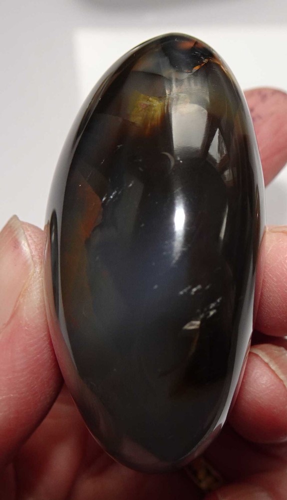 Dendritic Agate Polished Palmstone Madagascar sc750e