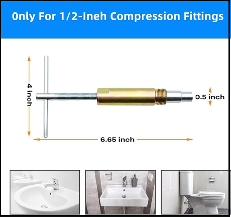 Plumbing Tools Compression Ring Removal Tool for Sleeve Puller Remover 1/2-Inc**