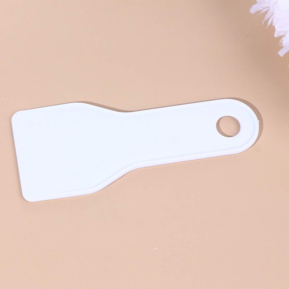 Compact Flat Ice Scraper with Gentle Round Edges - Effortless Winter Tool