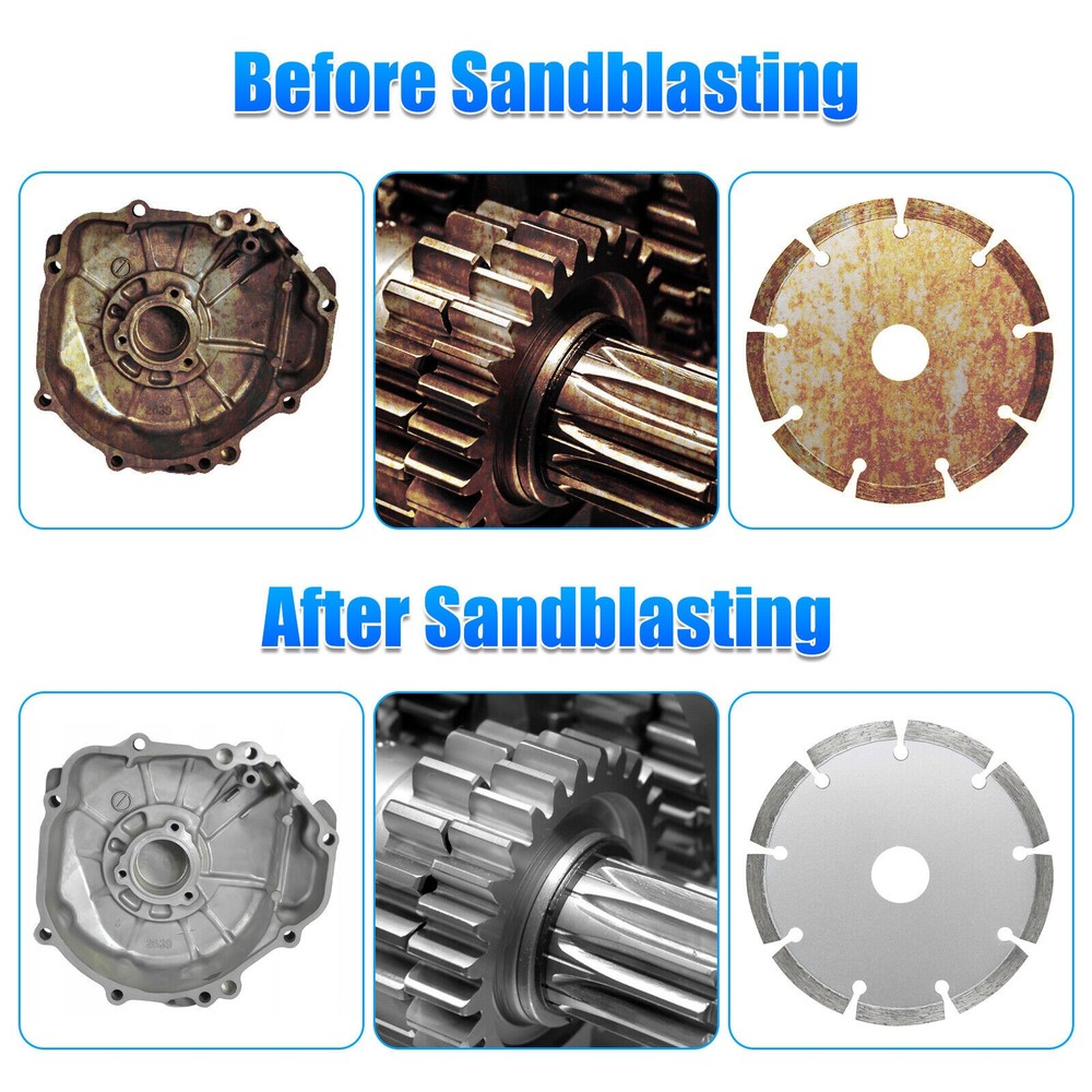 Sandblaster Air Cleaning Sandblasting Sand Blaster Nozzle Pneumatic Tool Sets