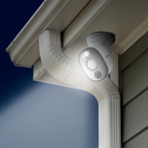 4pcs/lot Swann Add-On DVR Bullet Security Camera System with Sensor Spotlight