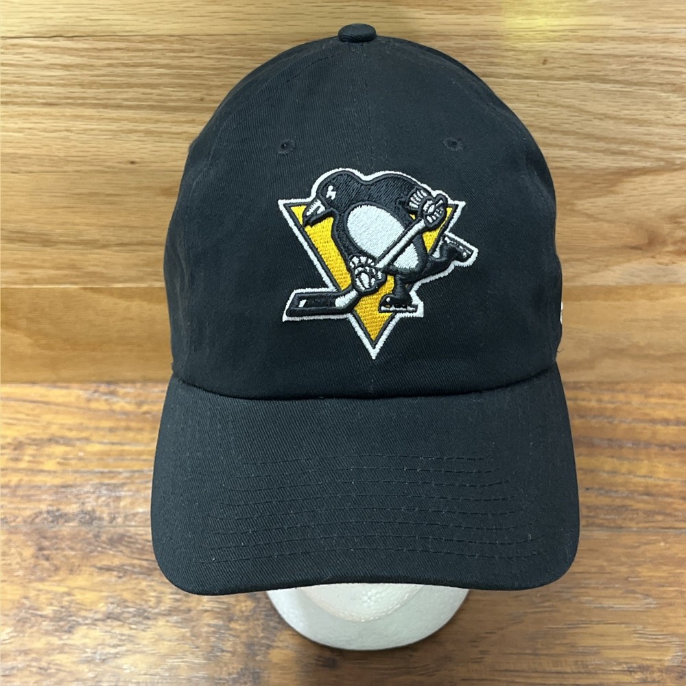 Pittsburgh Penguins Hat Fanatics Adjustable Strapback Embroidered Logo NHL Cap