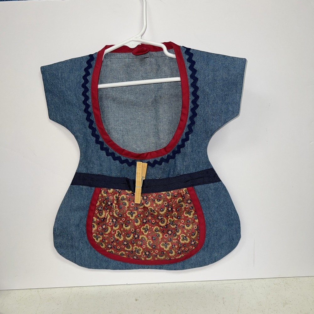 Blue/red Clothespin Bag