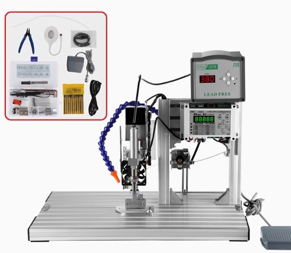Semi-Automatic Soldering Machine Circuit Board Switch Chip Spot Tin Machine