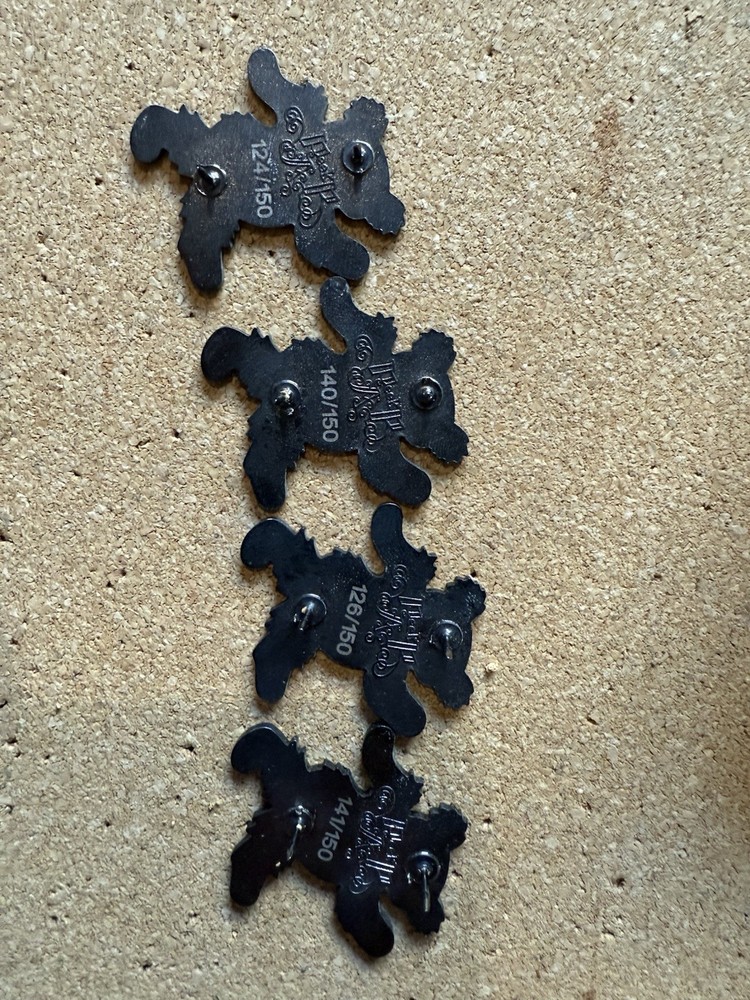 Grateful Dead Dancing Bear Pin Set #'d/150