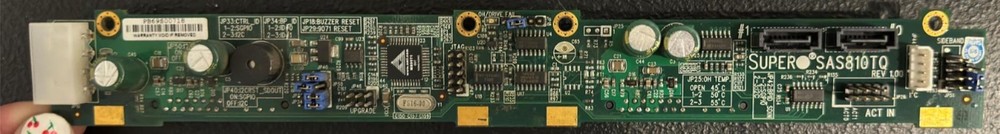 Super Micro SAS810TQ Backplane Circuit Board