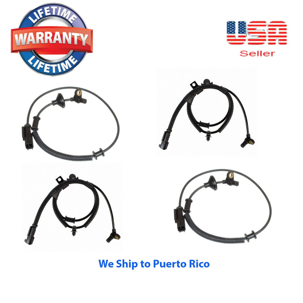 4 ABS Wheel Speed sensor Front Rear Right & Left Fit EXPEDITION NAVIGATOR 11-17