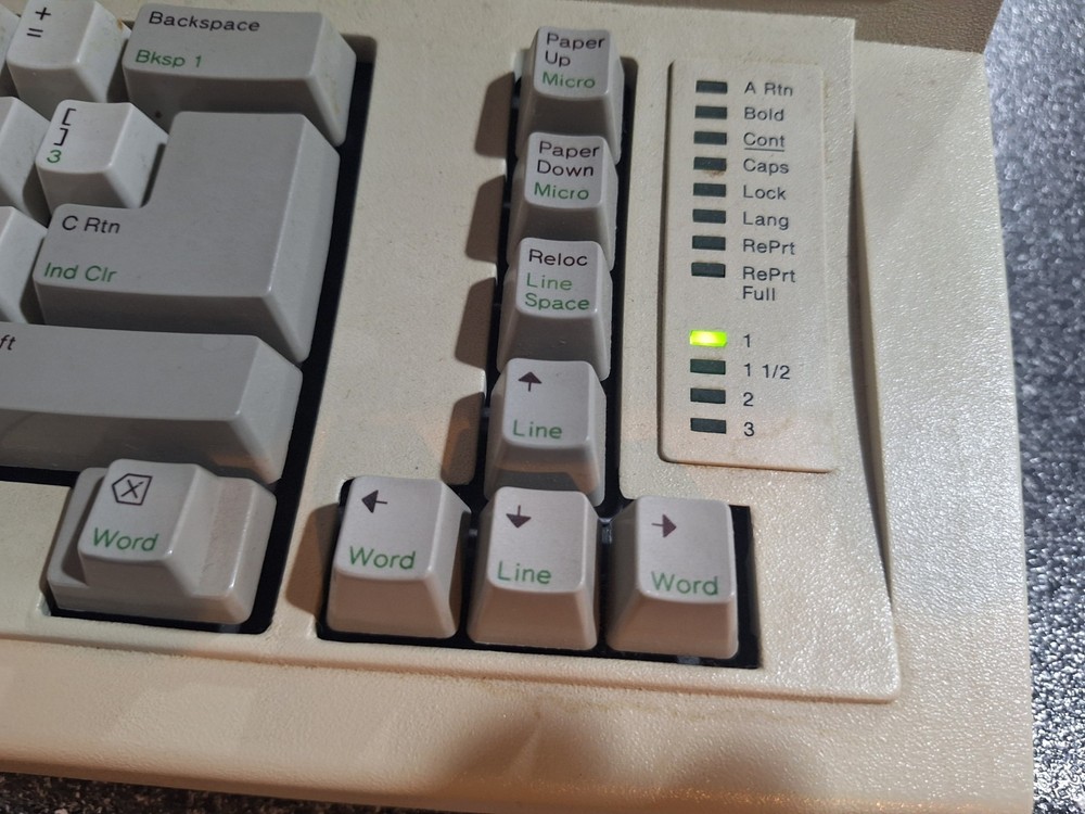 IBM Wheelwriter Lexmark 1000 Typewriter TESTED WORKING