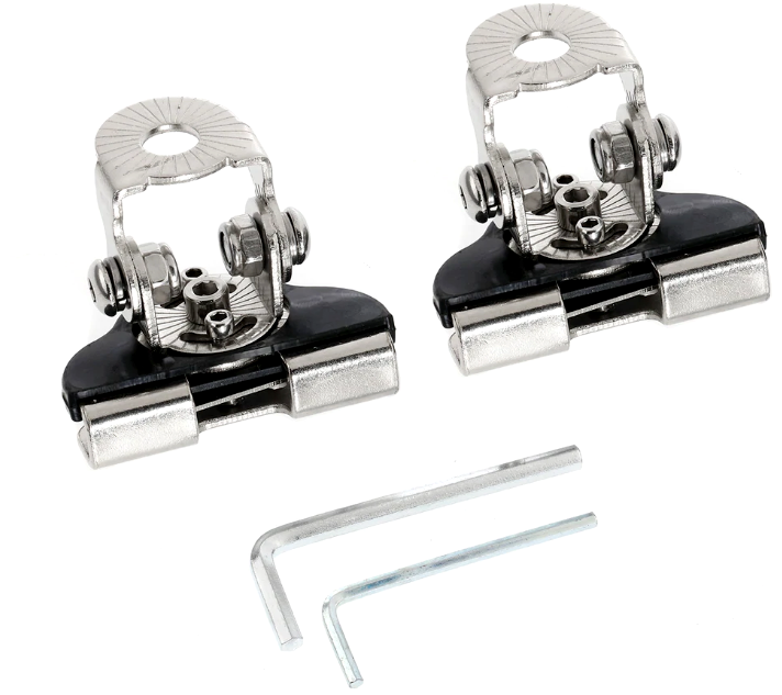 Off Road LED Light Bar Mounting Bracket Kit (2pcs) Adjustable Chrome