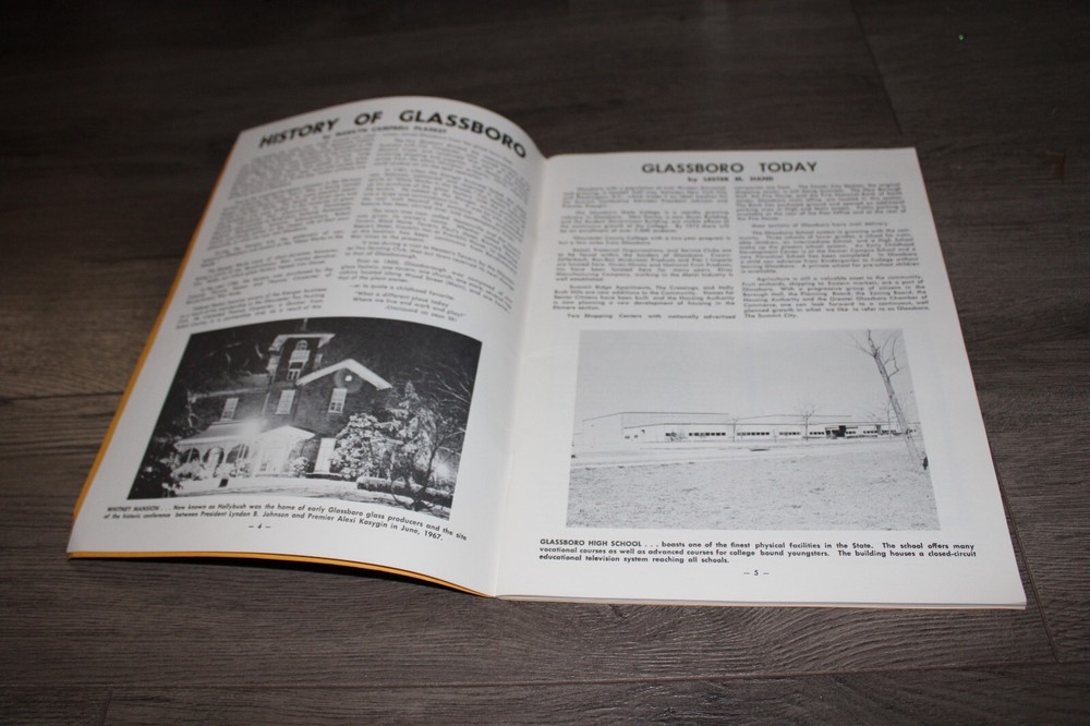 Glassboro NJ Information Directory & Map 1975?