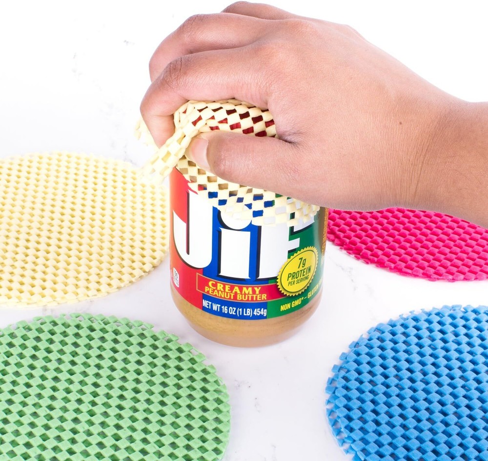 12 Pack Multi-Purpose Jar Gripper Pad Rounds, Bottle Openers