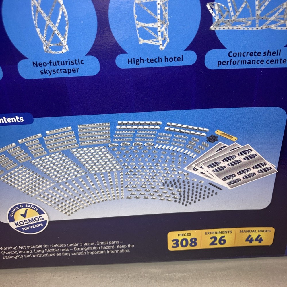 Thames & Kosmos STEM Experiment Kit Architectual Engineering~NEW in Box