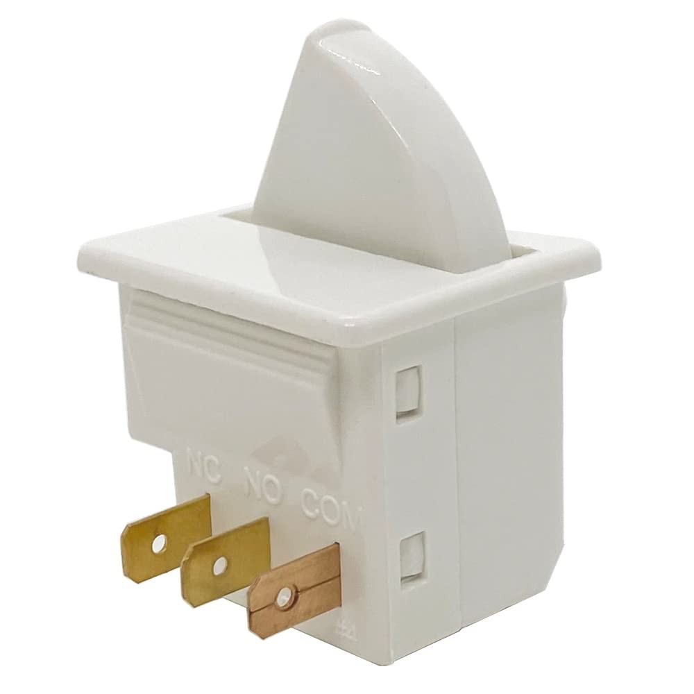 2Pcs Refrigerator Door Light Switch 3Pin Momentary Fridge Switch Compatible w...