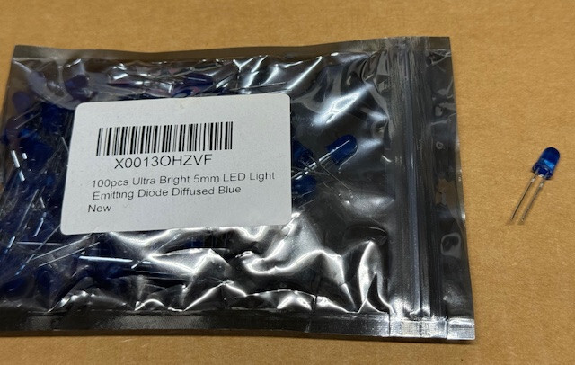 20pks-100pc 5mm Blue LEDs