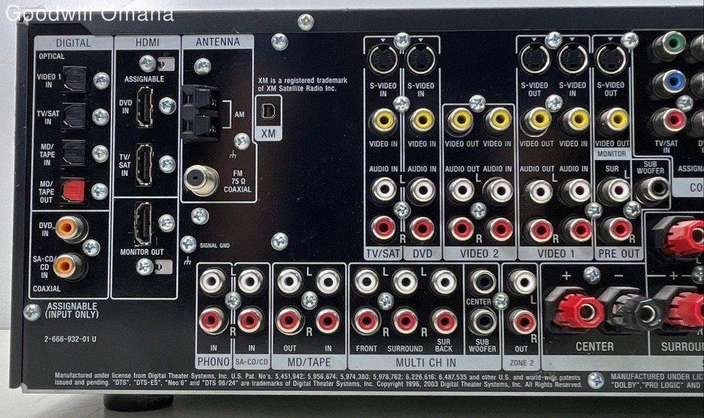Sony Multi Channel AV Receiver STR-DG800 - TESTED - READ DESCRIPTION!!!
