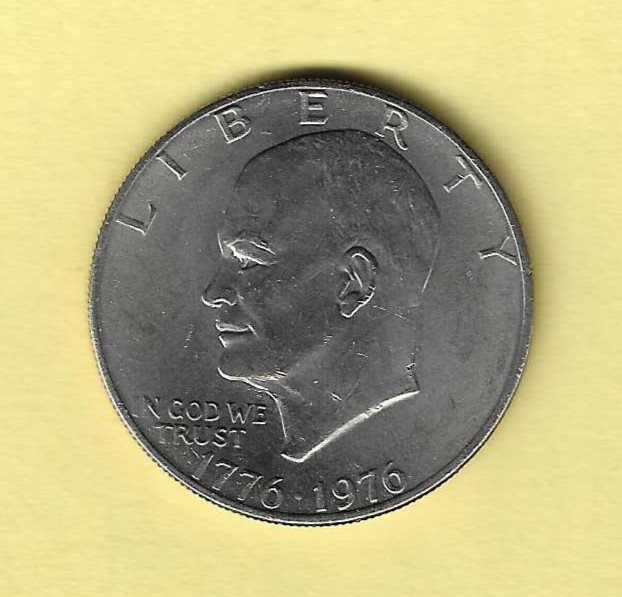 1776 - 1976 - P Bicentennial Eisenhower Dollar Type 2 AU/BU