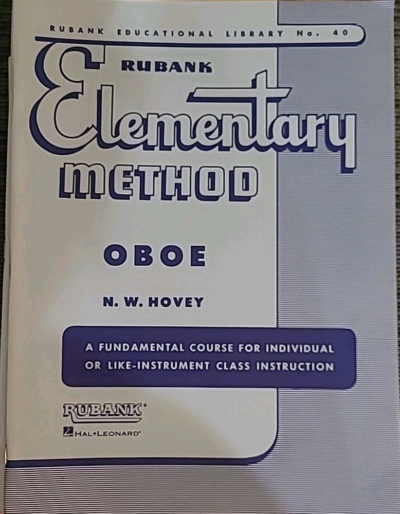 Rubank Elementary Method Oboe Elementary Method 004470050