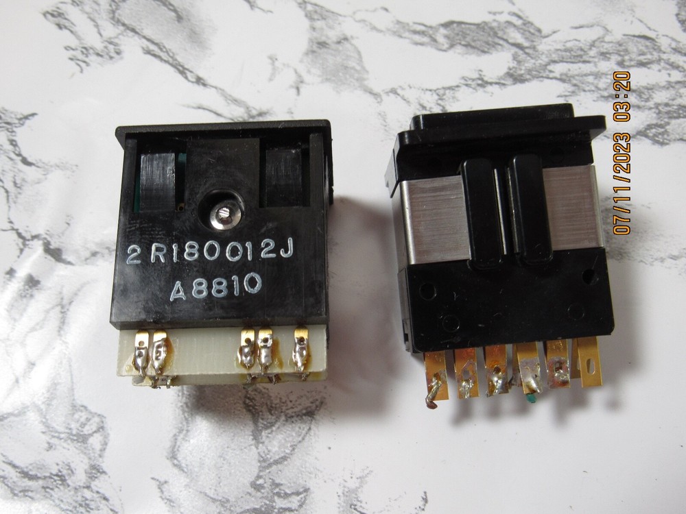 Qty. 2 EECoSwitch Panel Digit Counters Analog Single & Double Digit