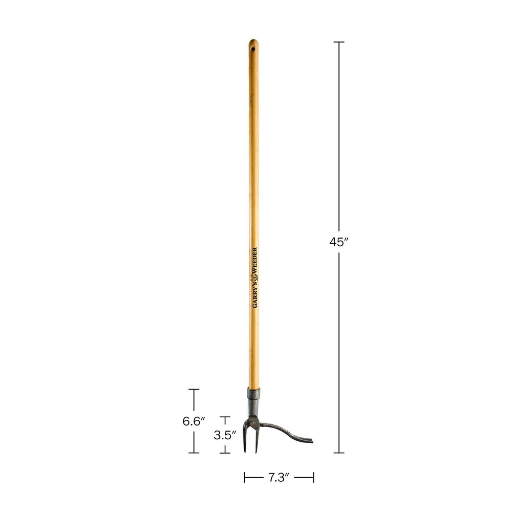 Stand Up Weed Puller Tool with Long Handle - 45.6” Ergonomic Weeder Puller - ...