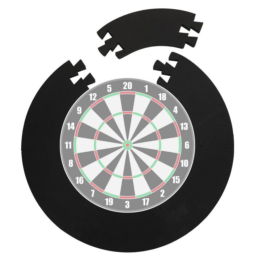 EVA Material Dartboard Protective Ring 3cm Thick Removable Black