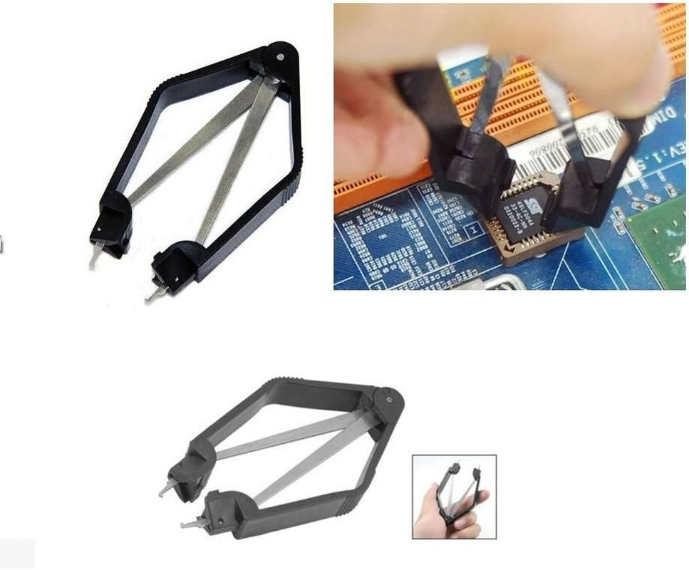 PLCC IC Chip Extractor Motherboard Circuit Board Component Puller and U Shape IC