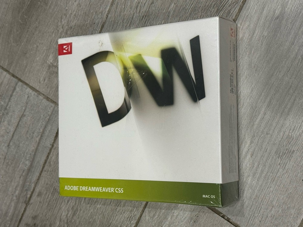 👨‍💻 Adobe Dreamweaver CS5 - Mac OS - Full Retail Box - Web Design Software