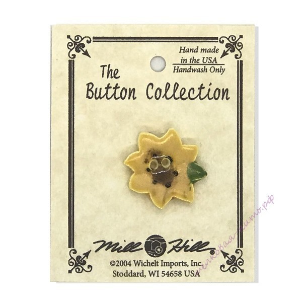 Mill Hill Ceramic Buttons  86069 Sunflower