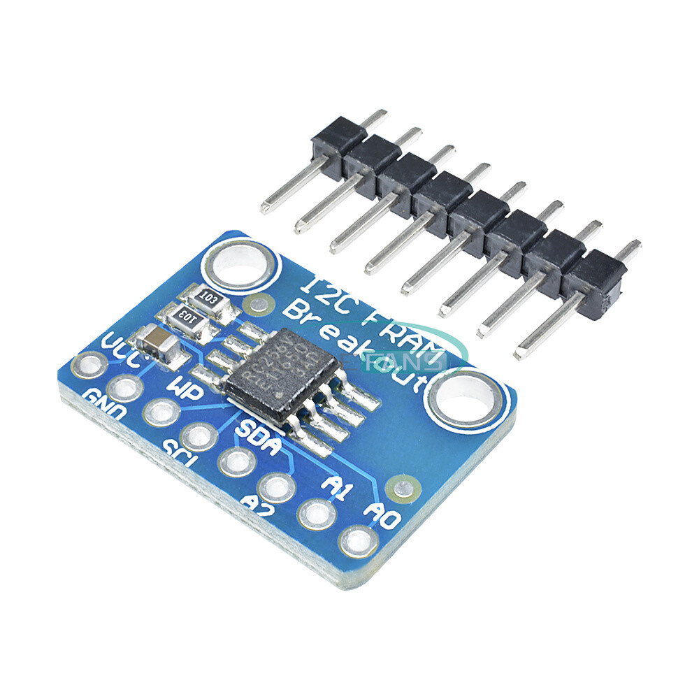 I2C IIC Non-Volatile FRAM MB85RC256V Breakout 256Kbit/32KByte Memory IC Tools