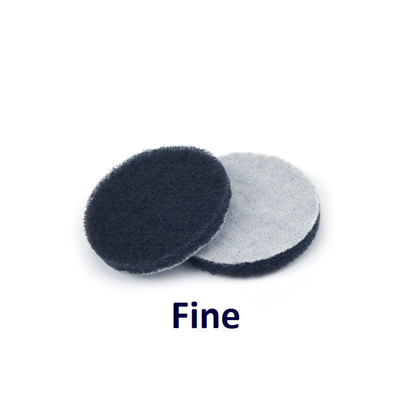 15 Pcs 2, 3, 4, 5" Coarse Medium Fine Hook & Loop Scotch Brite Sanding Discs