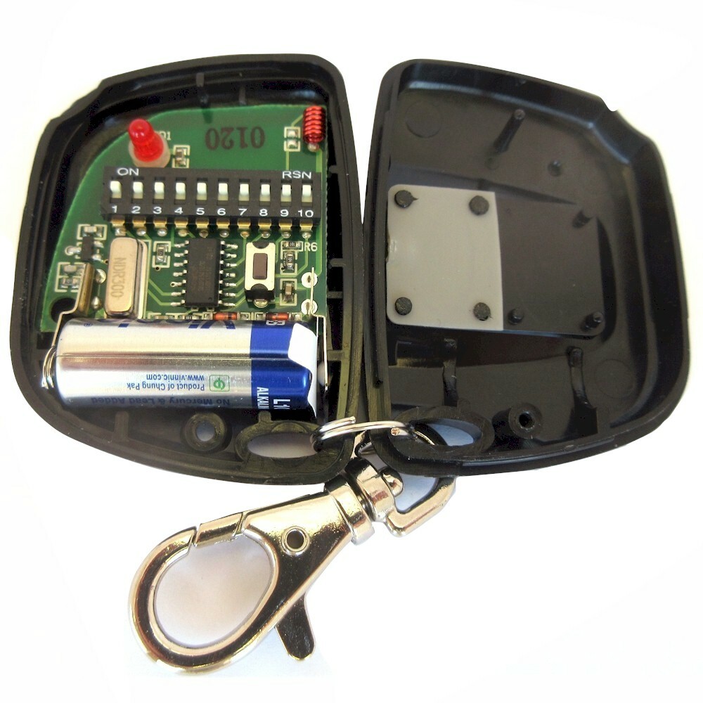 Firefly 300MCD21K 10 Code 300MHz Key Chain Gate Garage Remote Multi-Code Comp