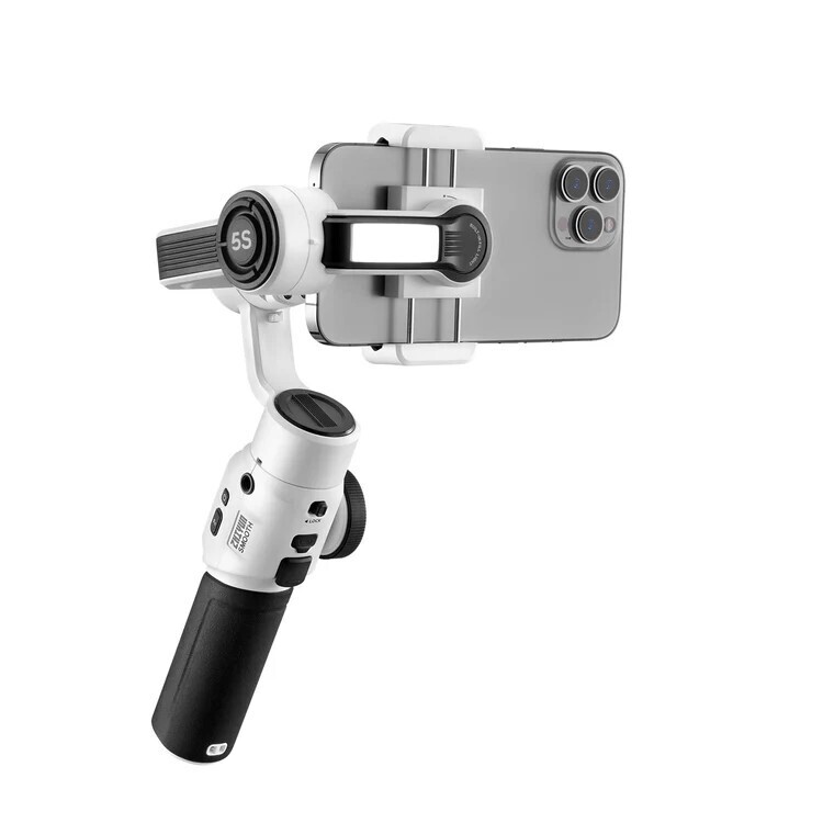 ZHIYUN Smooth 5S Combo, 3-Axis Gimbal Stabilizer with Light for iPhone Android