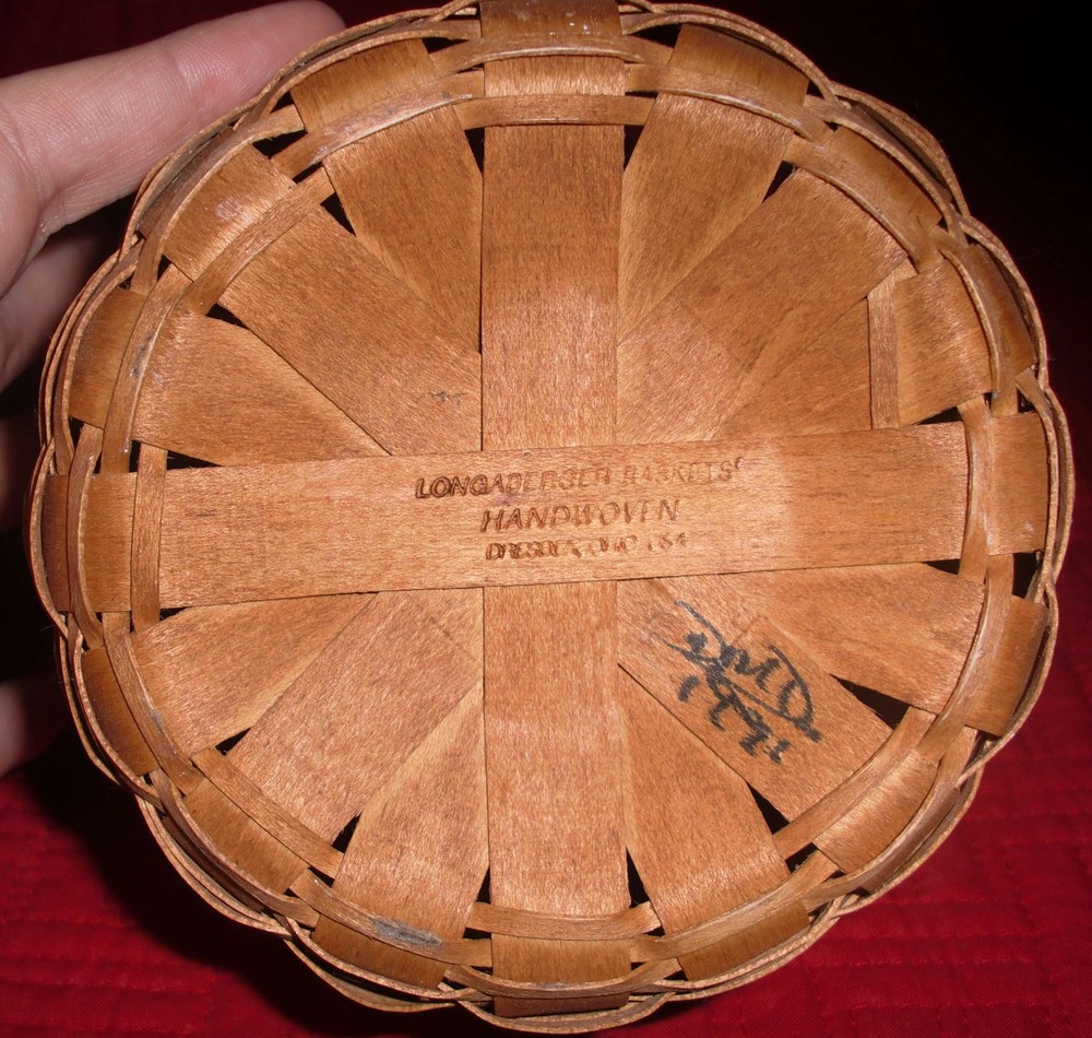 1992 LONGABERGER DISCOVERY BASKET BASKET