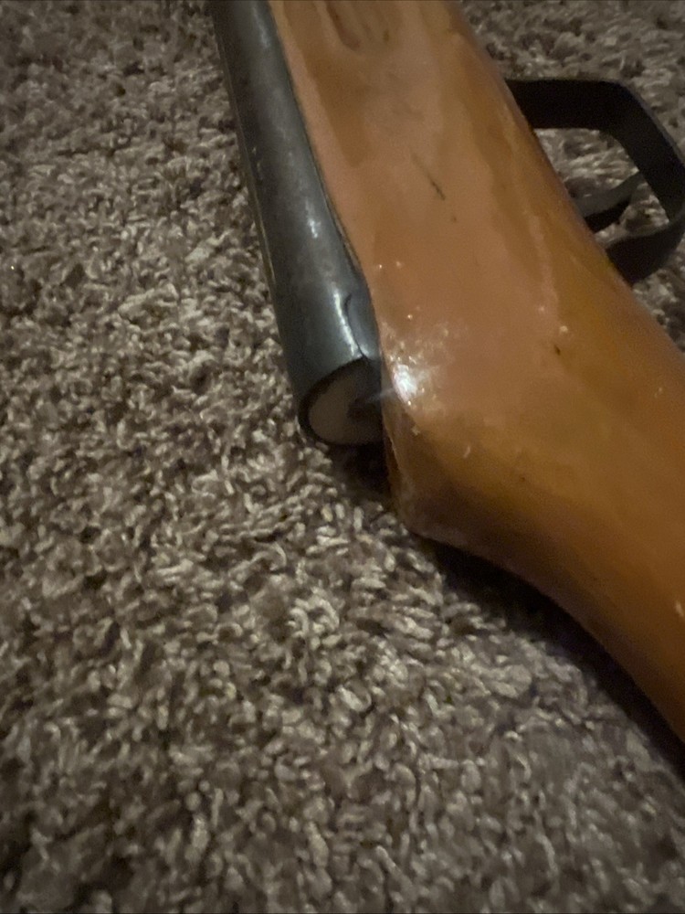 .177 Caliber Air Rifle Pull Back With A Little Rust Works Fine