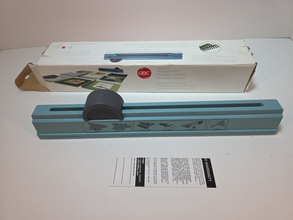 GBC ProClick P50 6-Sheet Manual Desktop Binding Punch