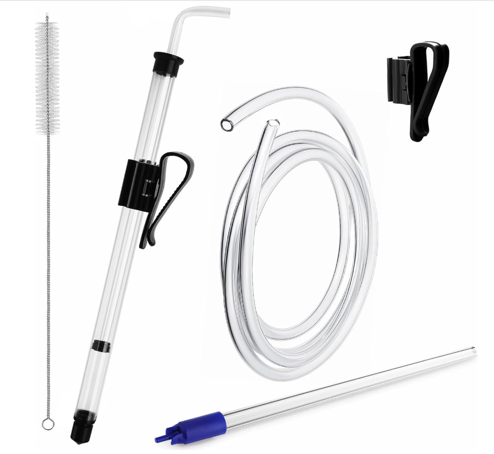 14� Auto Siphon with Bottling Wand 3/8� Racking Cane Beer Wine Siphon Auto Sipho