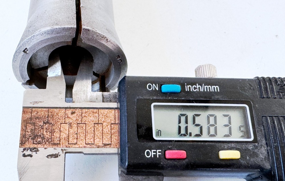 HARDINGE E1 5C Emergency Collet Internal & External Threads 1.093" Counter Bore