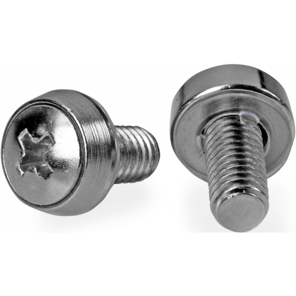 StarTech CABSCREWSM6 100 Pk M6 Rack Mount Screws for Server Cabinet
